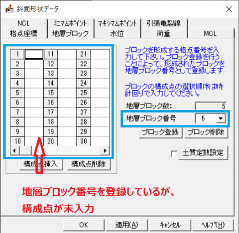 地層ブロック